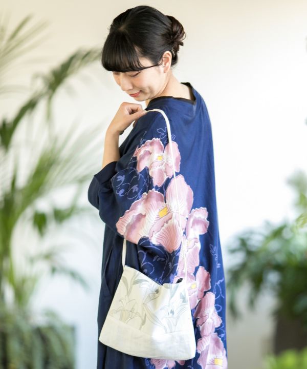 Japanese Kimono Silk Shoulder Bag