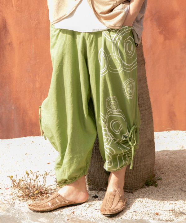 Voluminous Linen Harem Pants