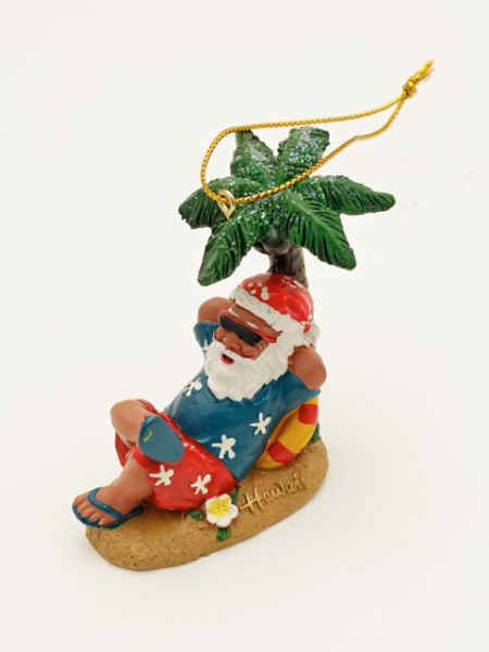 Hawaiian Santa Claus Ornament - Ametsuchi