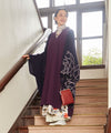 Japanese Crest Motif Knitted KIMONO Cardigan