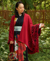 Japanese Crest Motif Knitted KIMONO Cardigan