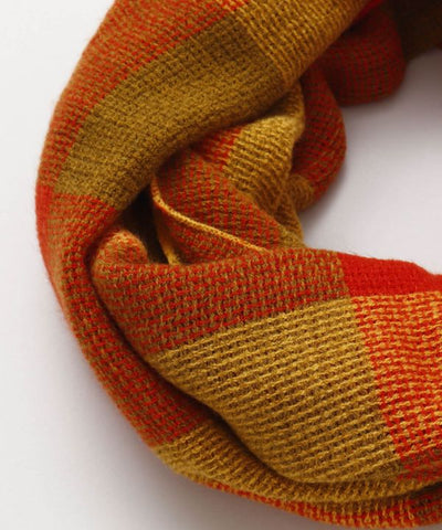 Plaid Volume Snood