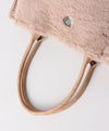 Faux Fur x Knit Handbag