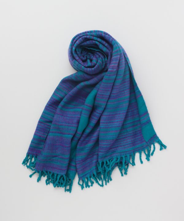 Colorful Striped Large Stole