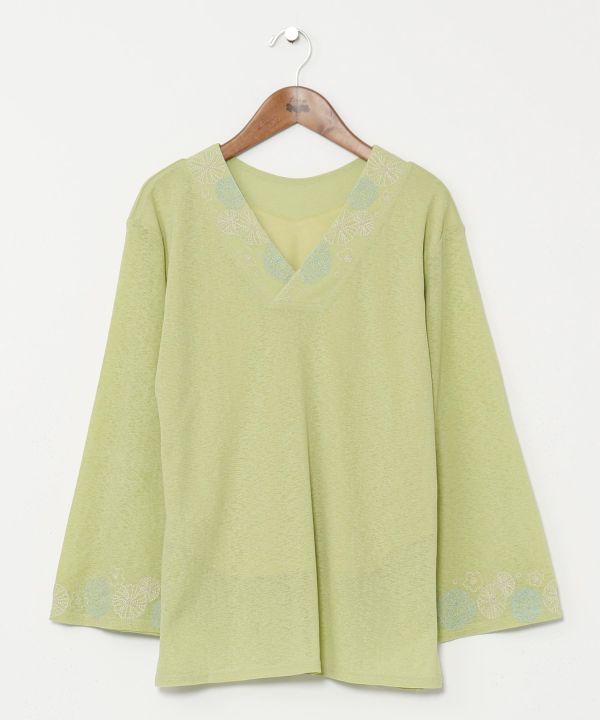 Kimono-like Neckline NAKAGI Top