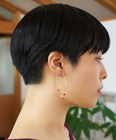 HOZUKI Clip Earrings