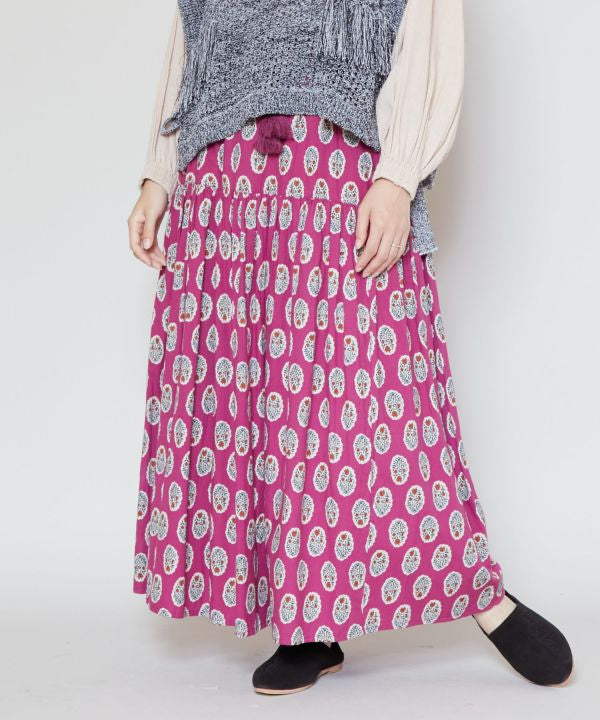 Block Print Style Skirt