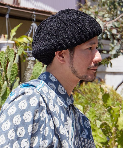 Mole Yarn Unisex Knit Beret