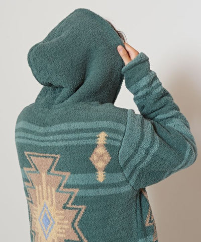 Thick Knit Zip Up Hoodie