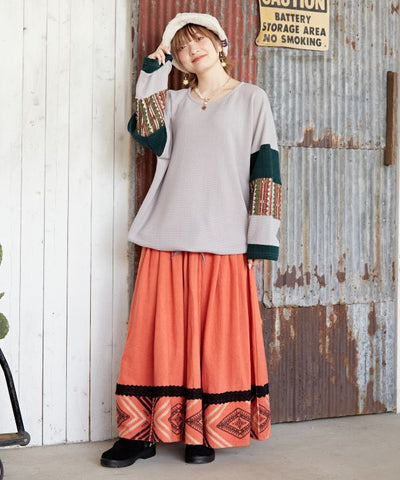 Easygoing Patchwork Top