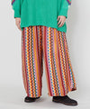 Navajo Pattern Wide Leg Trousers