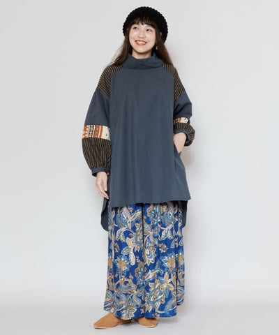 Navajo Pattern Wide Leg Trousers