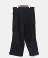 Patchwork Denim Cargo Pants