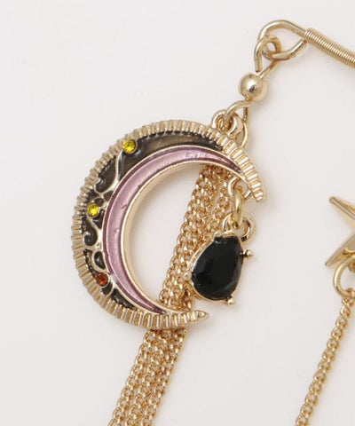 Moon Charm Earhook