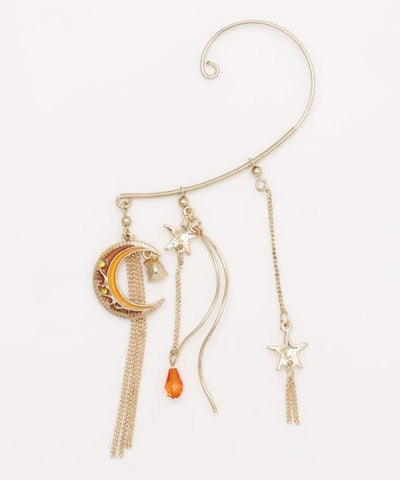 Moon Charm Earhook