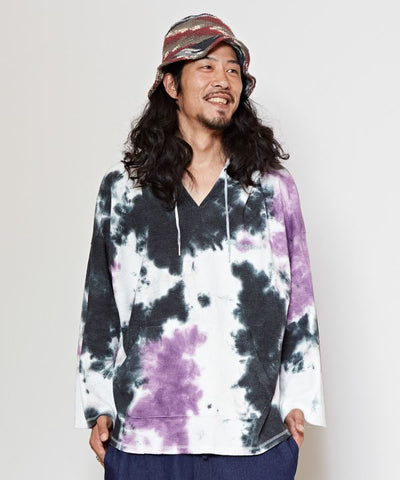 Tie Dye Waffle Oversized Hoodie