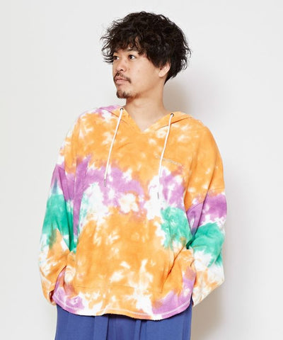 Tie Dye Waffle Oversized Hoodie