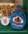 Cat Embroidery Drawstring Pouch