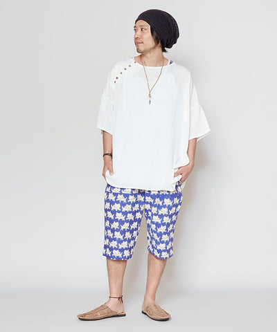 OKAKA Block Print Unisex SUTETEKO Pants