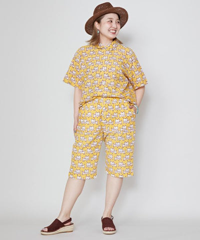 OKAKA Block Print Unisex SUTETEKO Pants