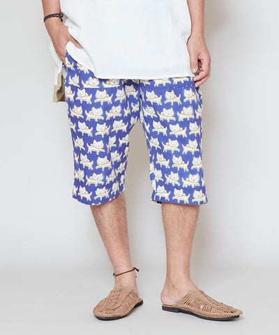 OKAKA Block Print Unisex SUTETEKO Pants