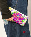 Hmong Pattern Floral Long Wallet