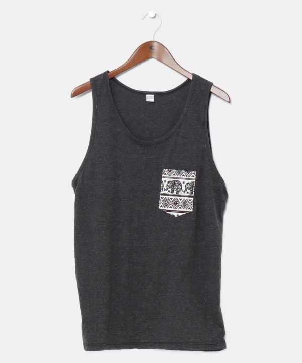 Elephant Pocket Tank Top