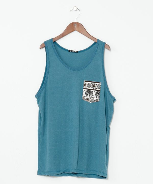 Elephant Pocket Tank Top