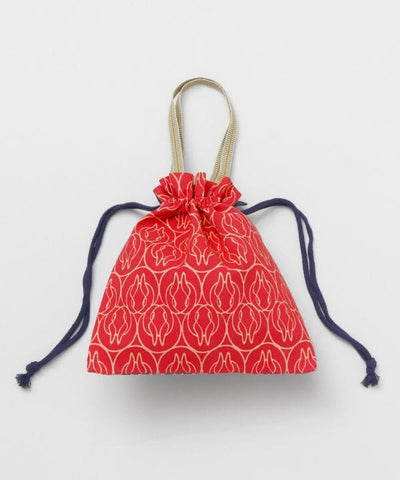 KOMON TENUGUI Drawstring Handbag