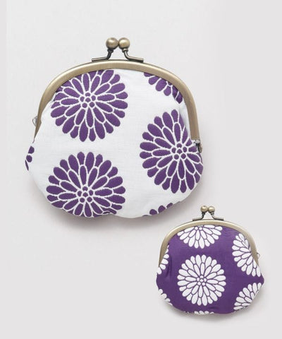 HANA FUKURE - Matelasse GAMAGUCHI Round Purse