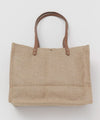 Tribal Pattern Jute Handbag