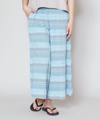 SURF＆Palms Striped Wide Leg Pants