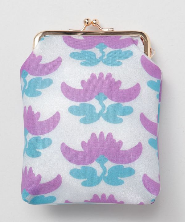 KOKESHI Flower Rectangle Gamaguchi Pouch