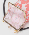 KOKESHI Flower Vinyl Gamaguchi Shoulder Bag