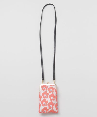 KOKESHI Flower Vinyl Gamaguchi Shoulder Bag