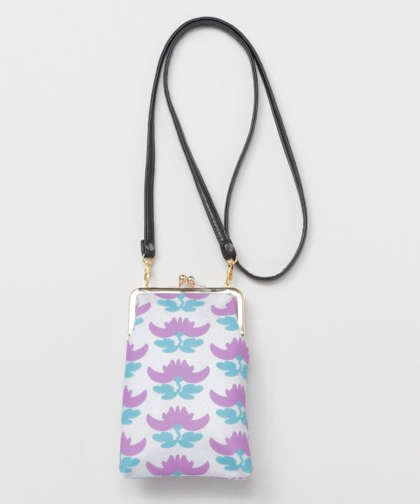 KOKESHI Flower Vinyl Gamaguchi Shoulder Bag