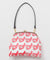 KOKESHI Flower Vinyl Gamaguchi Handbag