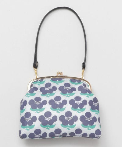 KOKESHI Flower Vinyl Gamaguchi Handbag