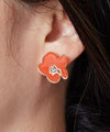 KOKESHI Flower Earrings