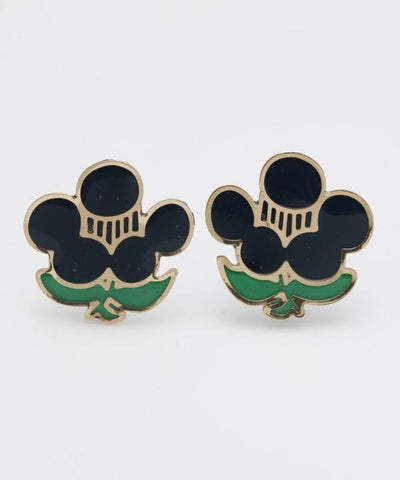 KOKESHI Flower Clip Earrings