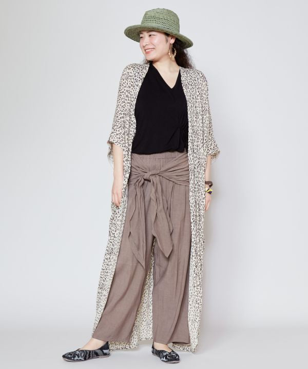 UV Protection Jungle Maxi Kimono Cardigan