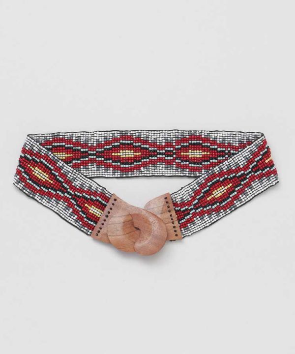 Navajo Pattern Beaded Belt