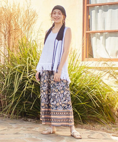 Bohemian Wide Leg Pants