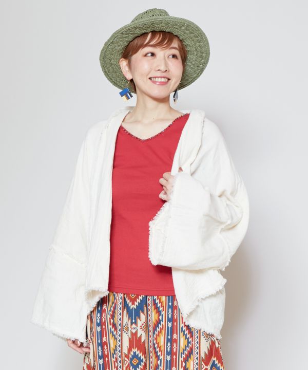 UV Protection Double Gauze Kimono