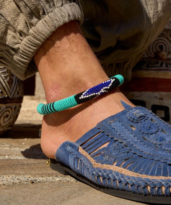 African Inspired Beaded Anklet