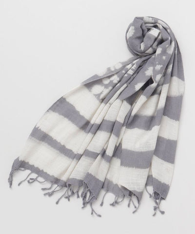 Hand Dyed Striped Scarf
