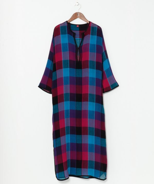 Madras Check Dress