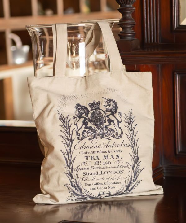 Organic Cotton Afternoon Tea Tote Bag