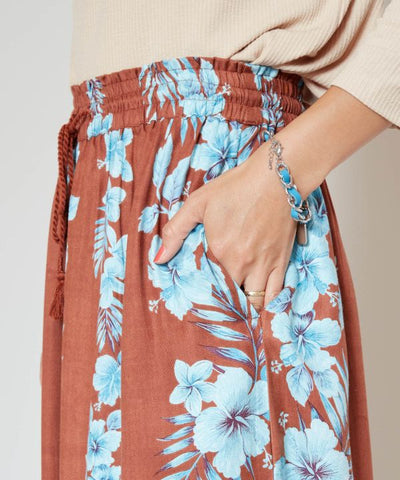 Hibiscus Wide Leg Trousers