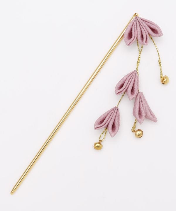 TSUMAMI ZAIKU Flower Petals Kanzashi Hairpin